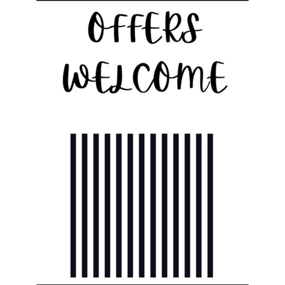 Reasonable offers are welcome!